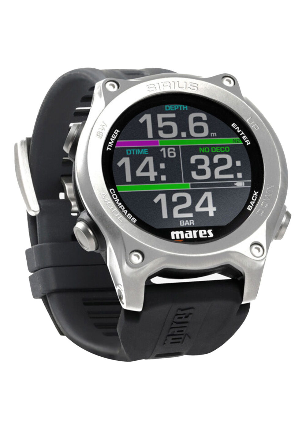 Mares Sirius Dive Computer - Adreno - Ocean Outfitters