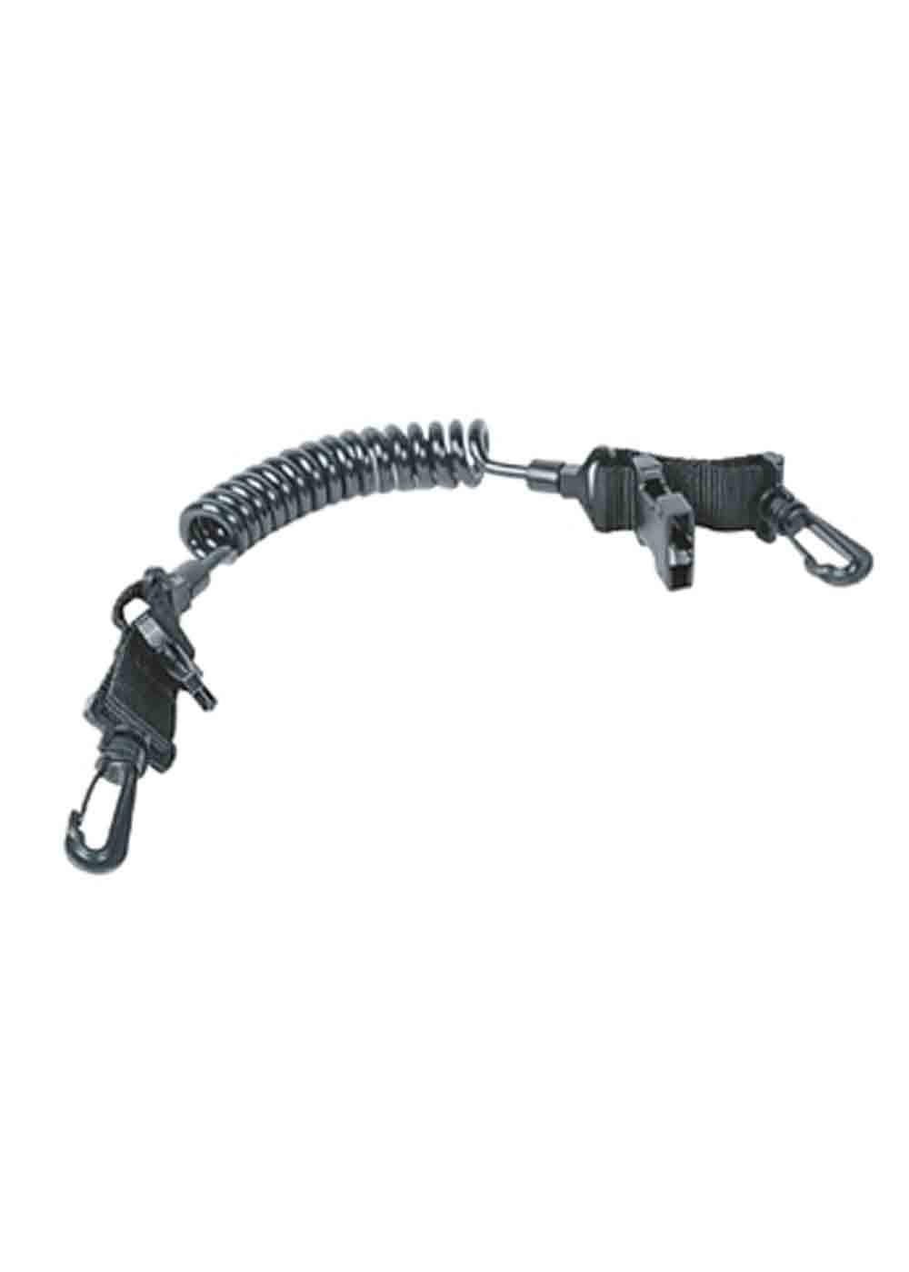 Problue Clip Shock Line Black Plastic Clips on both Ends.