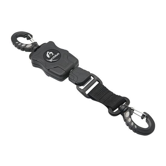 Problue Mini Retractor with Stainless Ring - Auto recoil