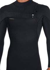 O'Neill Mens Hyperfreak 3/2mm+ Chest Zip Steamer Wetsuit