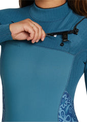 O'Neill Womens Hyperfreak 3/2+mm Chest Zip Steamer Wetsuit