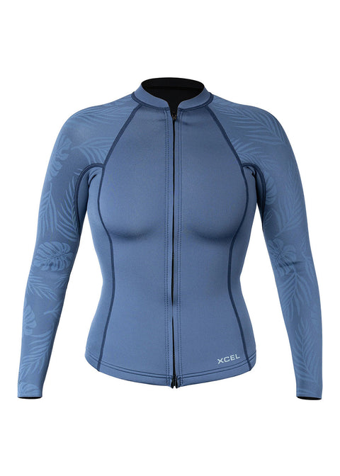 Xcel Womens Axis 1/0.5mm FZ Wetsuit Jacket