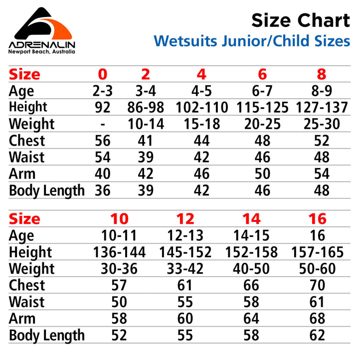 Adrenalin Kids Enduro-Flex 3/2mm Steamer Wetsuit