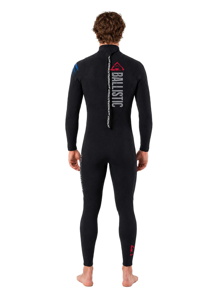 Adrenalin Mens Ballistic Batwing 4/3mm Steamer Wetsuit