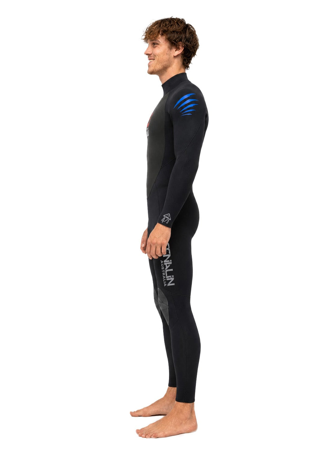 Adrenalin Mens Ballistic Batwing 4/3mm Steamer Wetsuit