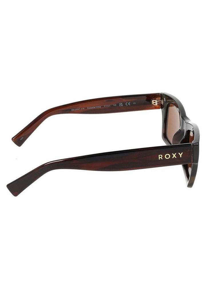 Roxy Coastal Chic Polarised Brown Striation Sunglasses