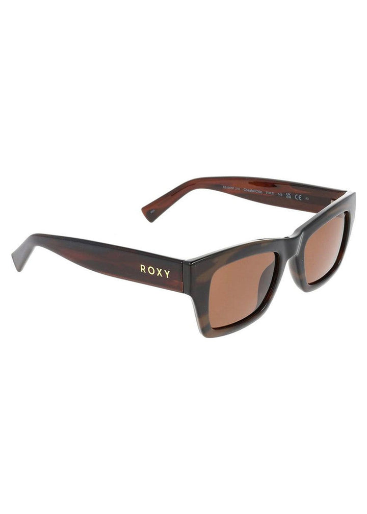 Roxy Coastal Chic Polarised Brown Striation Sunglasses