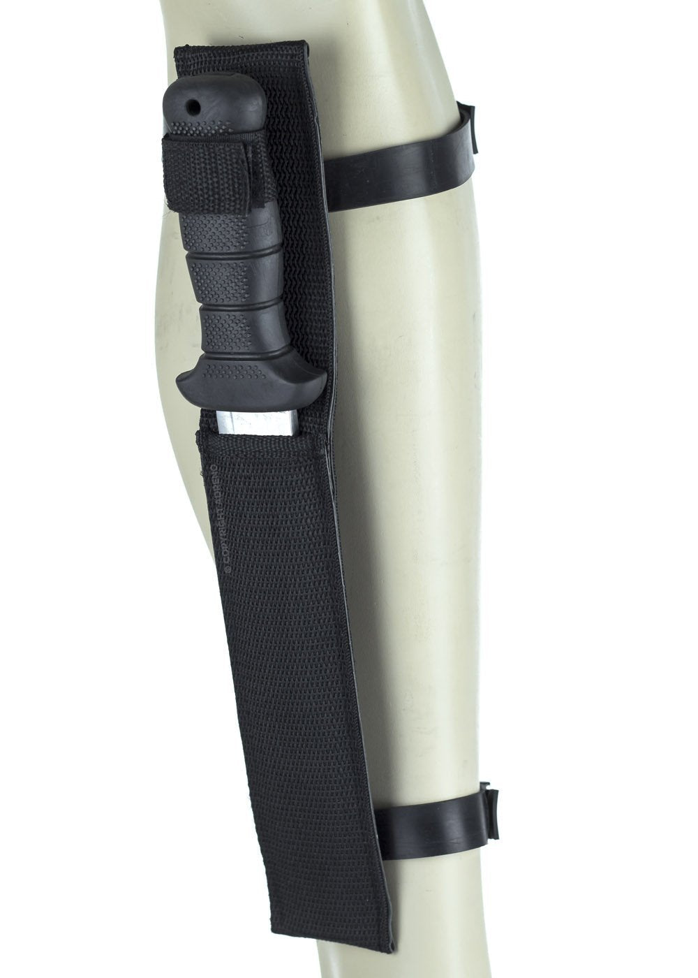Land and Sea Abalone Square Edge Knife with Sheath