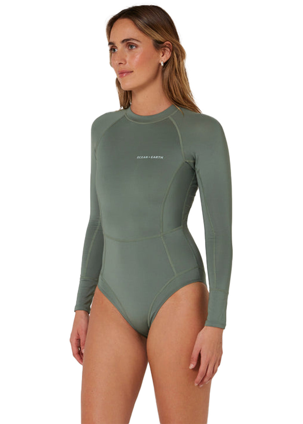 Ocean &amp; Earth Womens Oceana LS Lycra Spring Suit