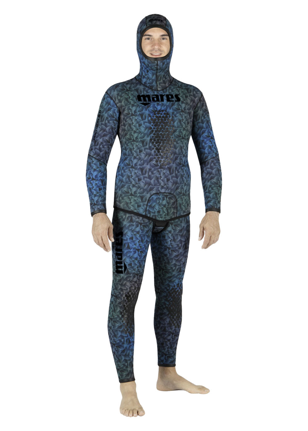 Mares Mens Polygon 3mm Open Cell 2 Piece Wetsuit