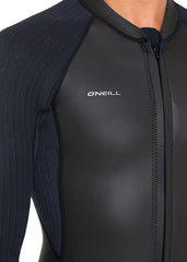 ONeill Mens Hyperfreak 2mm FZ LS Wetsuit Jacket S / Black