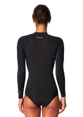 ONeill Womens Bahia 1mm FZ LS Spring Suit 6 / Black