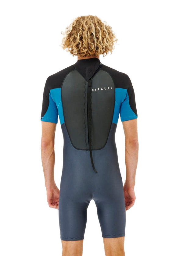 O&E WETSUITS MENS SPRING SUIT 2/2mm｜メンズS Rip Curl Mens Omega BZ 2mm FL Spring Suit Wetsuit - Adreno - Ocean