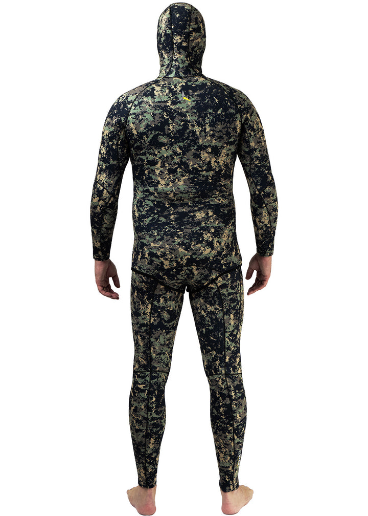 Spearo South Seas Mens 5.0mm Wetsuit, Socks &amp; Gloves - Combo