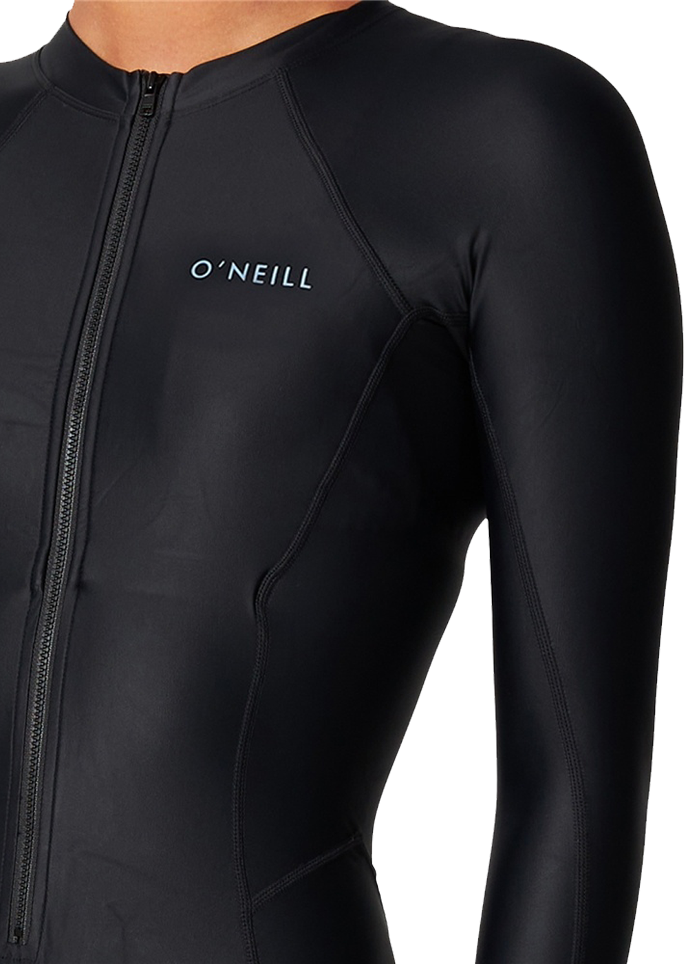 ONeill Womens Bahia Lycra FZ LS Rashie