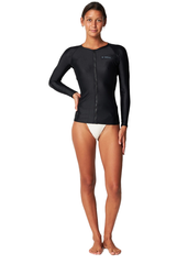 ONeill Womens Bahia Lycra FZ LS Rashie