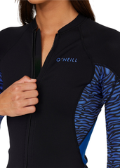 ONeill Womens Bahia 1.5mm Zip Through Wetsuit Jacket