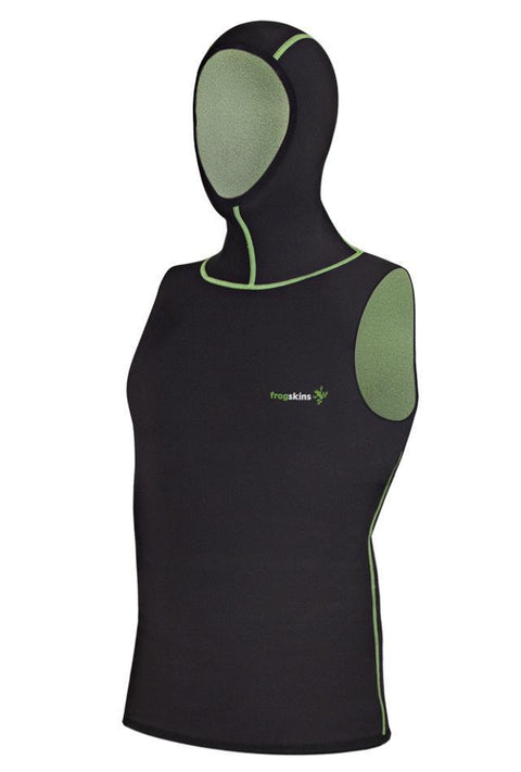 Frogskins Unisex Thermal Sleeveless Hooded Vest