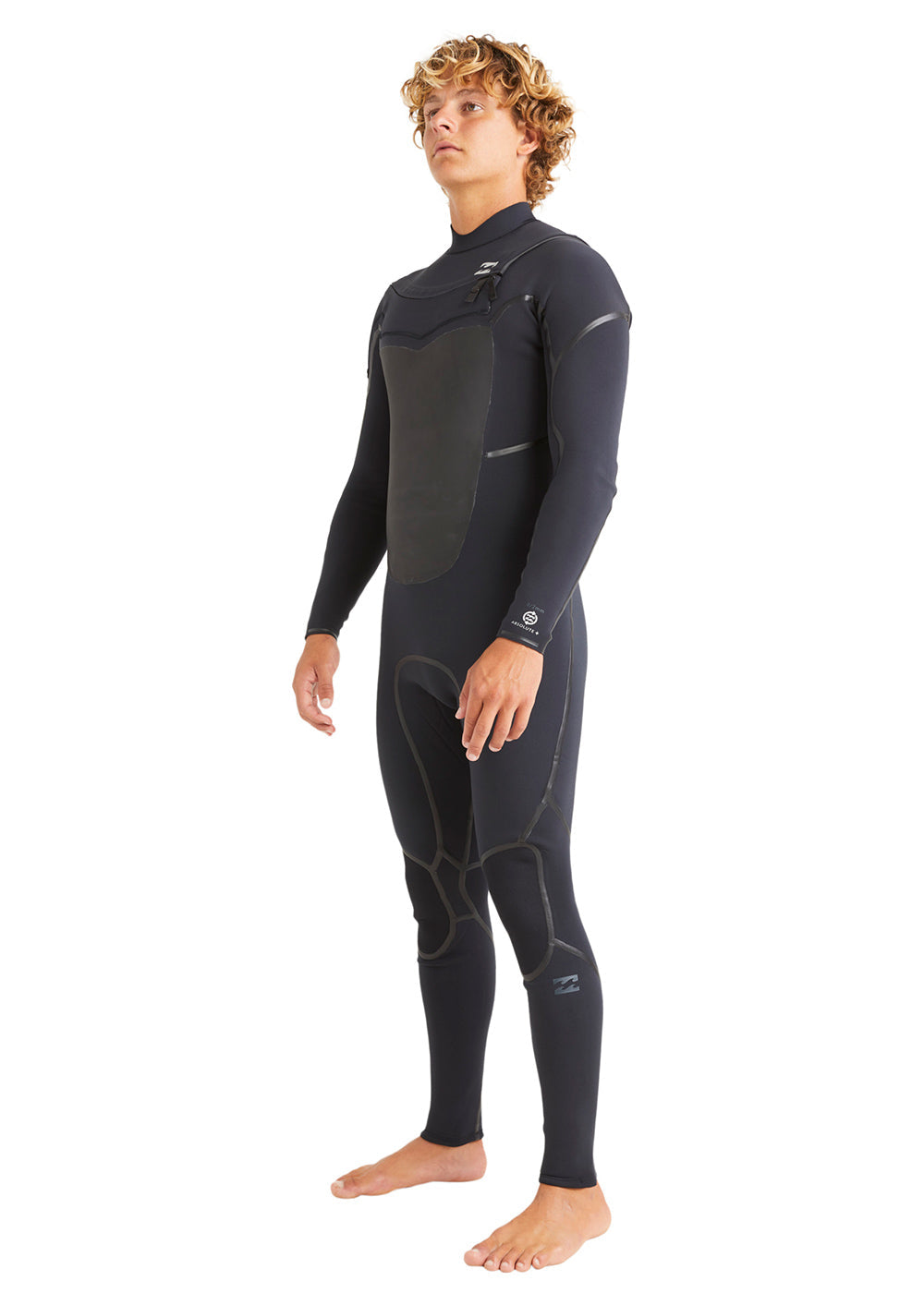 Billabong Mens Absolute + CZ 3/2mm Steamer Wetsuit S / Black
