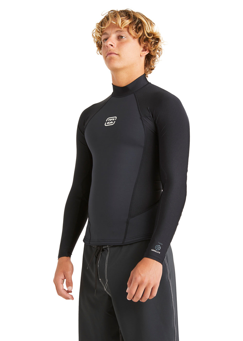 Billabong Mens Absolute 1mm Polylight LS Wetsuit Jacket S / Black