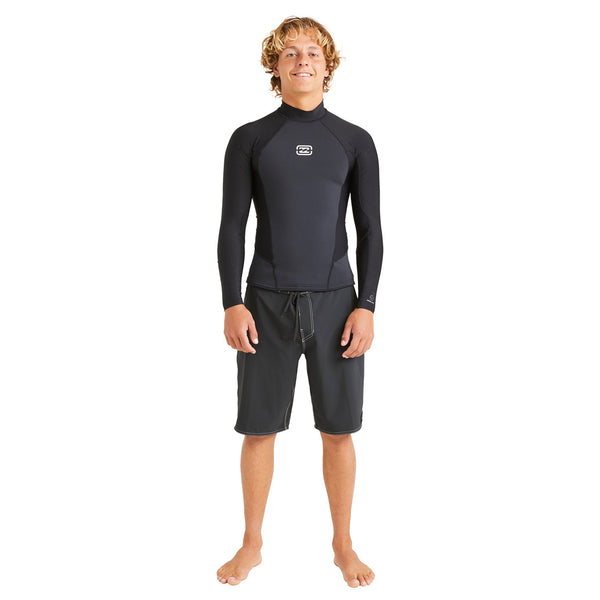 Billabong Mens Absolute 1mm Polylight LS Wetsuit Jacket S / Black