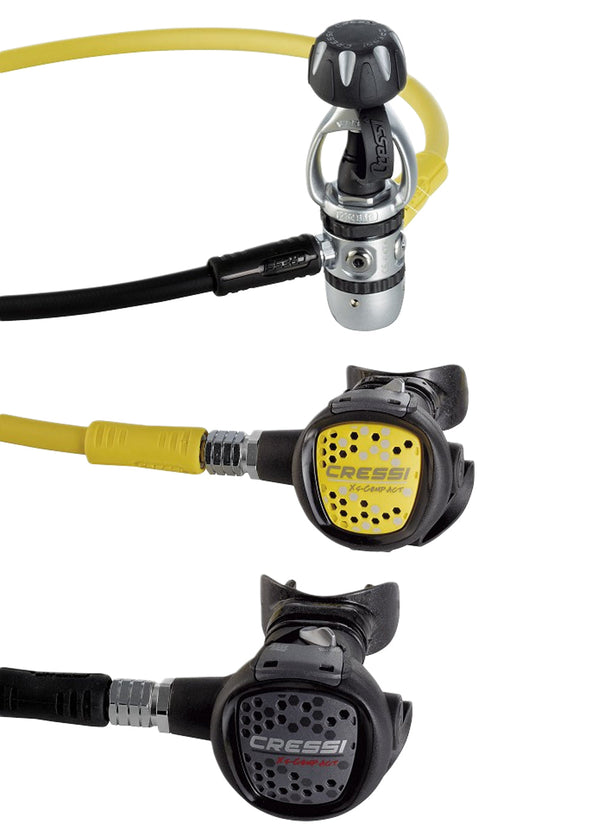 Cressi AC2 Compact Yoke Regulator + Octopus Compact
