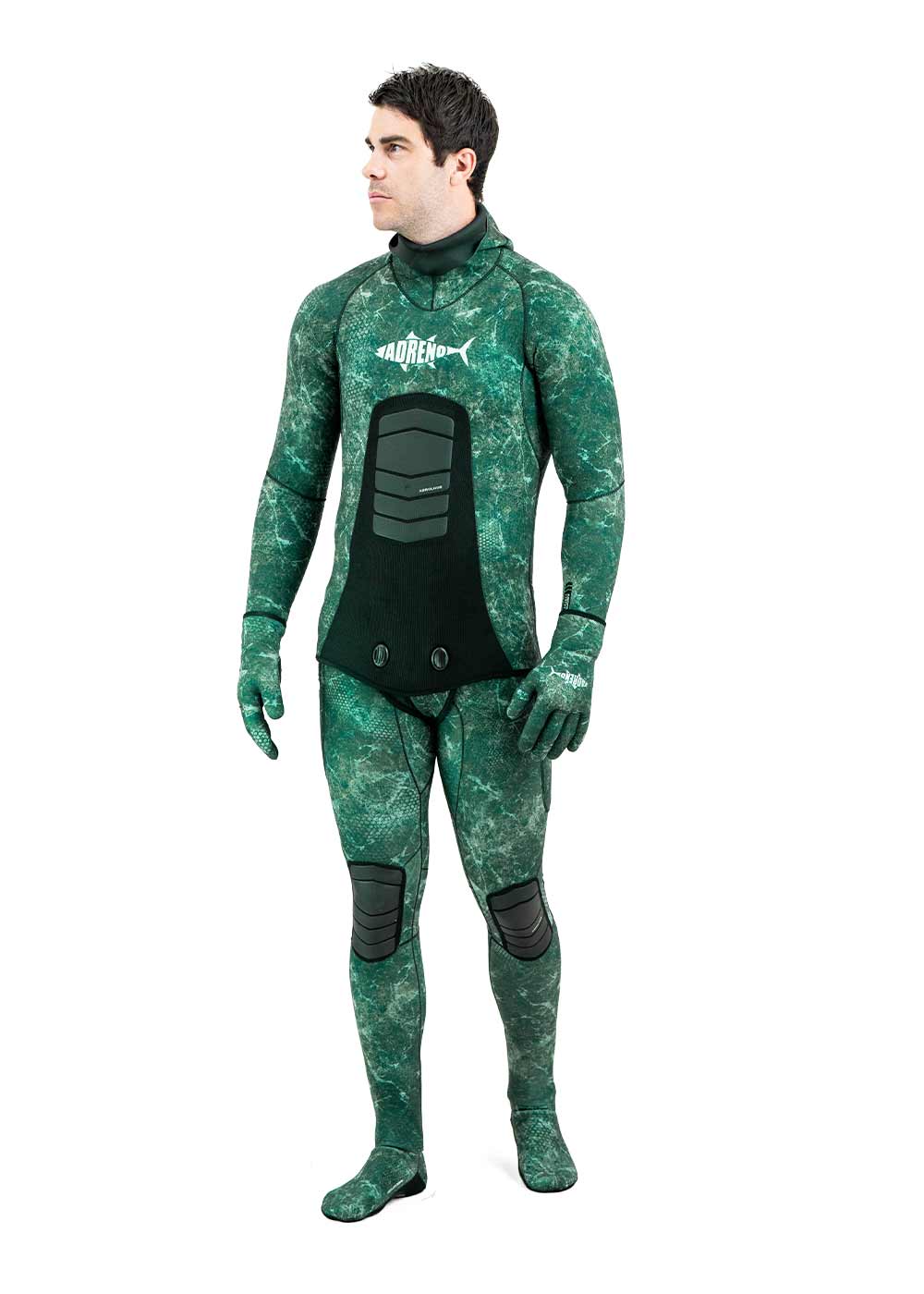 Adreno Abrolhos Mens 7.0mm Two Piece Wetsuit - Open Cell