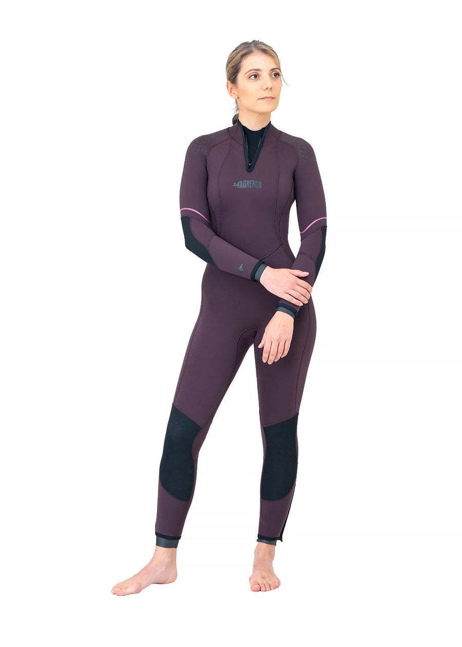 Adreno Womens Manta 5mm Semi-Dry Scuba Diving Wetsuit