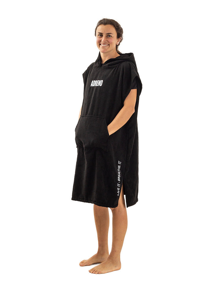 Adreno Hooded Towel - Block Logo