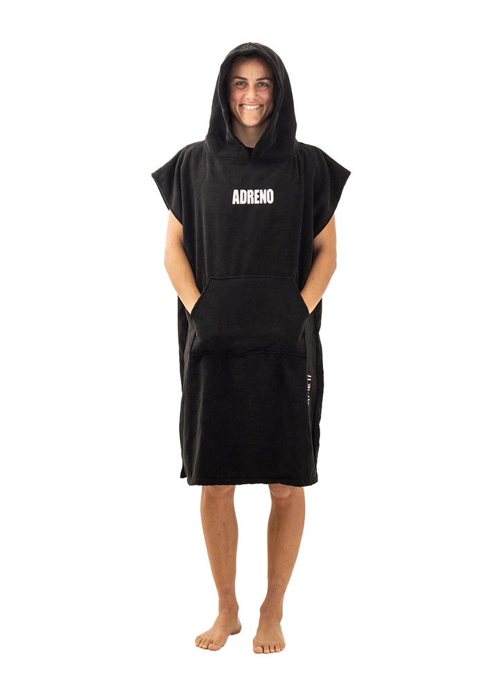 Adreno Hooded Towel - Block Logo