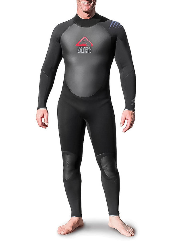 Adrenalin Mens Ballistic Batwing 4/3mm Steamer Wetsuit - Adreno