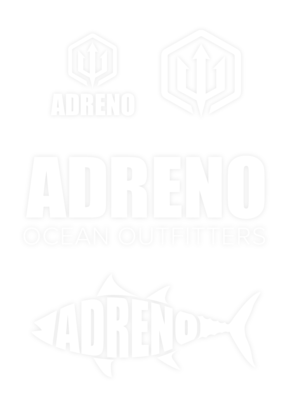 Adreno Ocean Outfitters sticker sheet