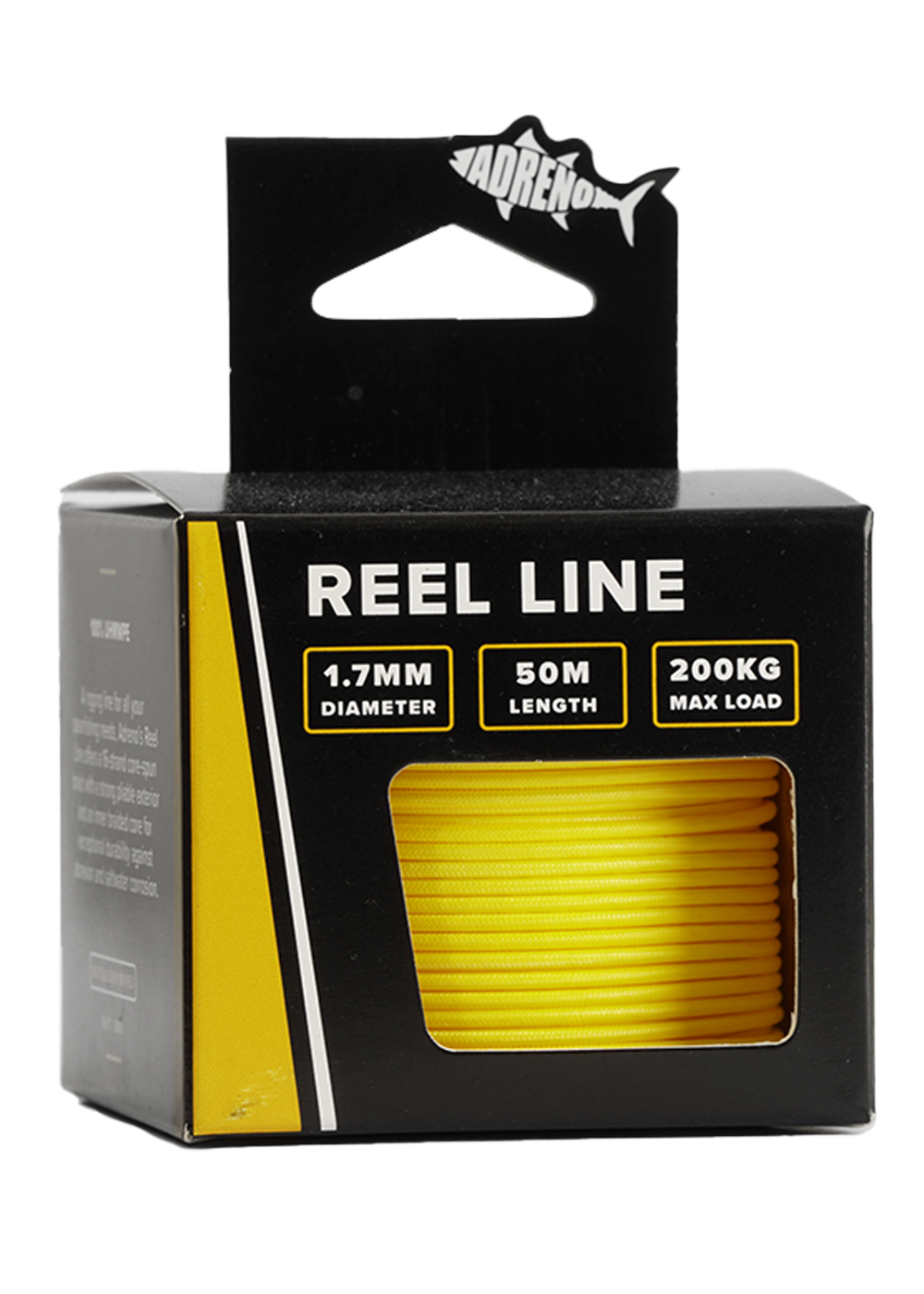 Adreno 1.7mm Reel Line - 50m - Yellow