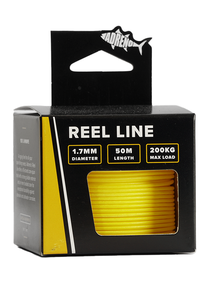 Adreno 1.7mm Reel Line - 50m - Yellow