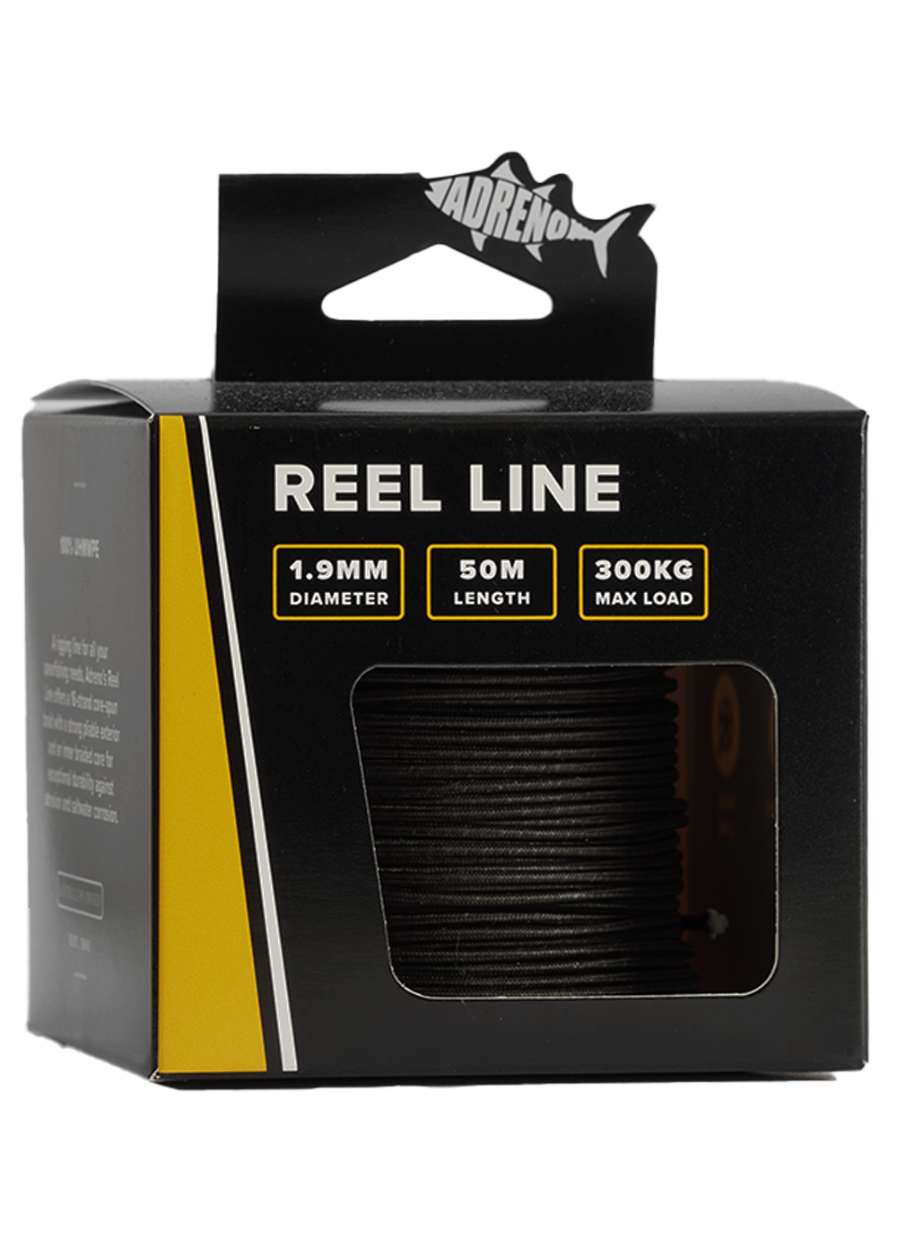 Adreno 1.9mm Reel Line - 50m - Black