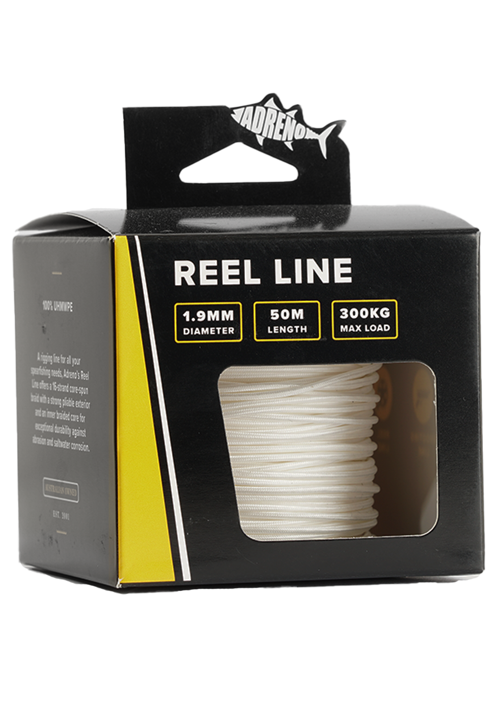Adreno 1.9mm Reel Line - 50m - White