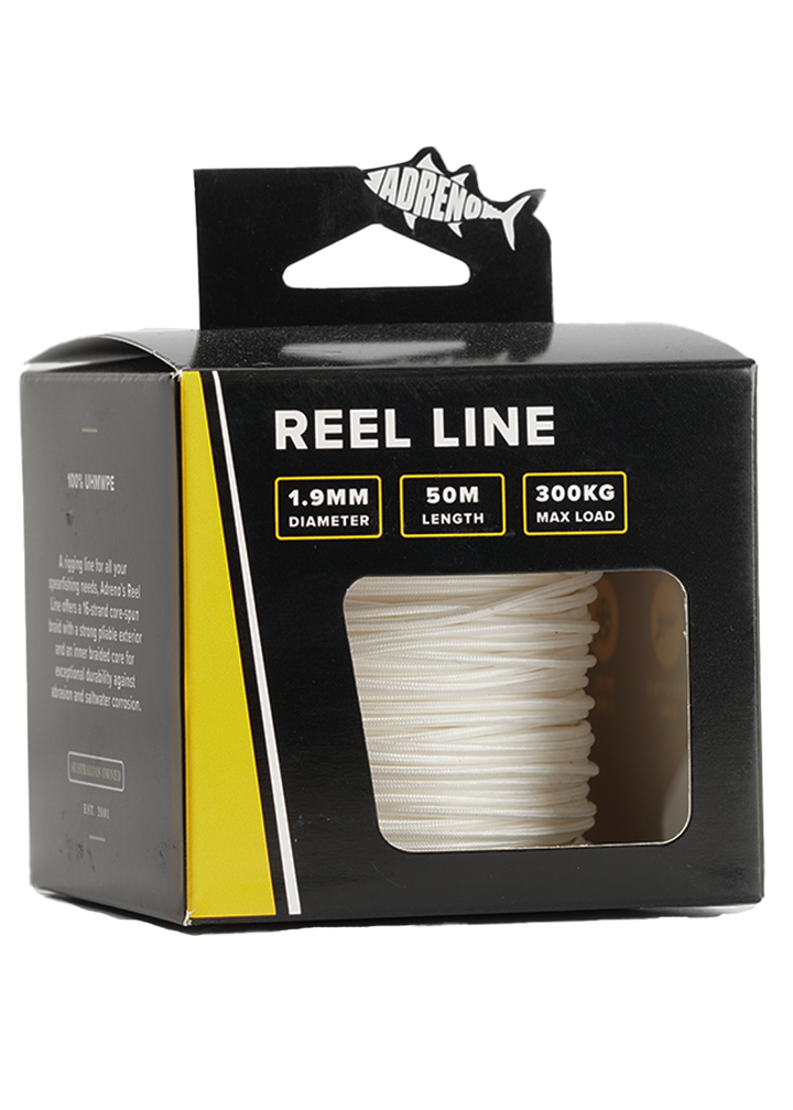 Adreno 1.9mm Reel Line - 50m - White