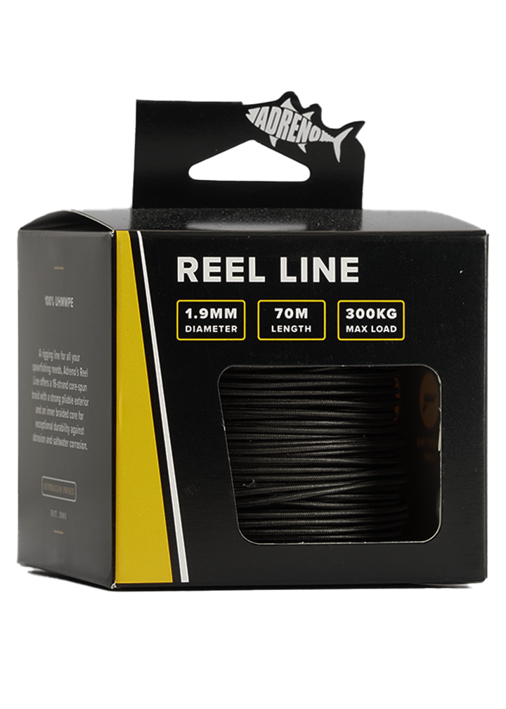 Adreno 1.9mm Reel Line - 70m - Black
