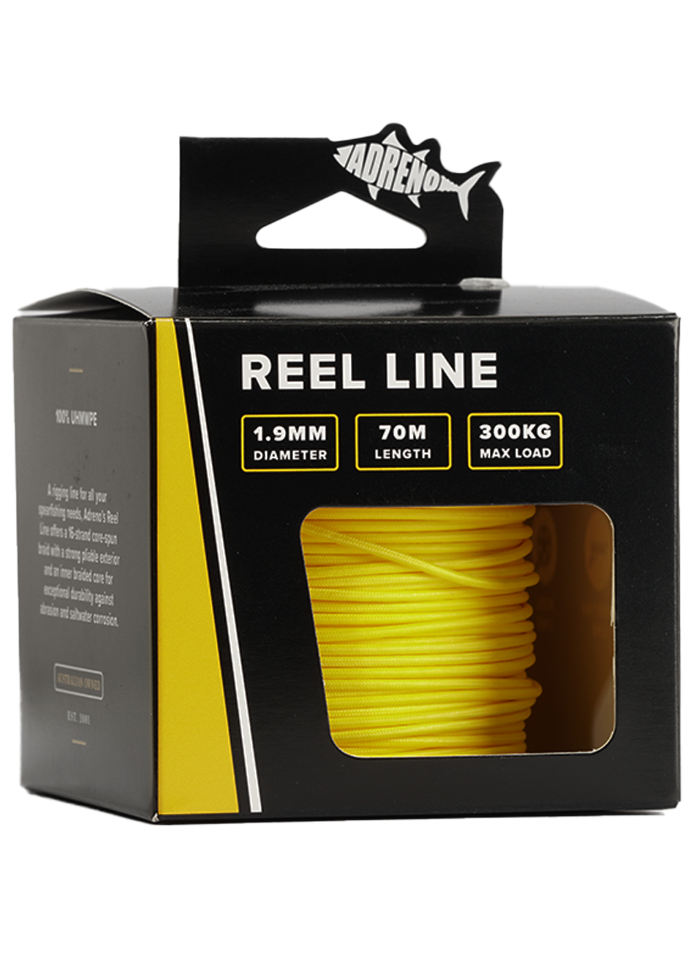 Adreno 1.9mm Reel Line - 70m - Yellow