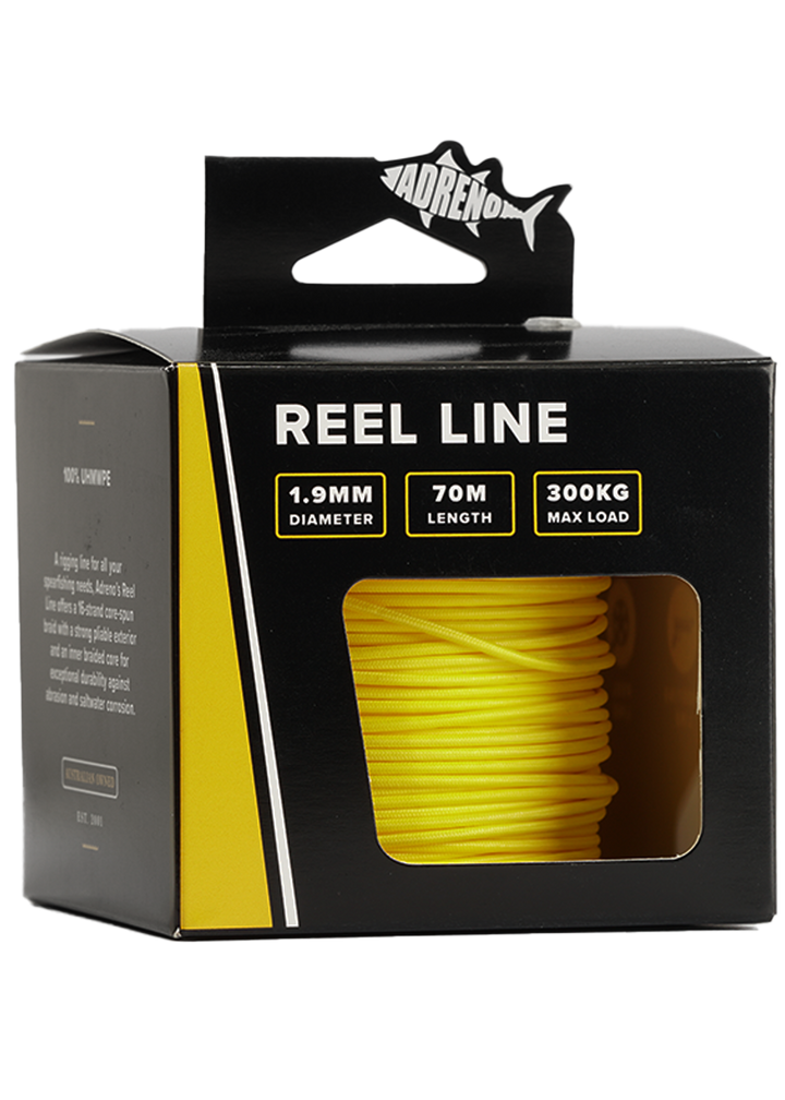Adreno 1.9mm Reel Line - 70m - Yellow