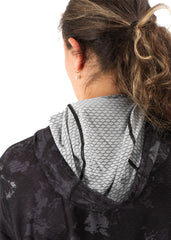 Adreno Hooded Boat Shirt - Dark Grey Camo