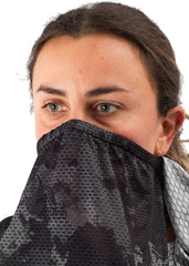 Adreno Hooded Boat Shirt - Dark Grey Camo