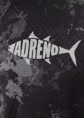 Adreno Hooded Boat Shirt - Dark Grey Camo