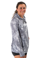 Adreno Hooded Boat Shirt - Light Grey Camo