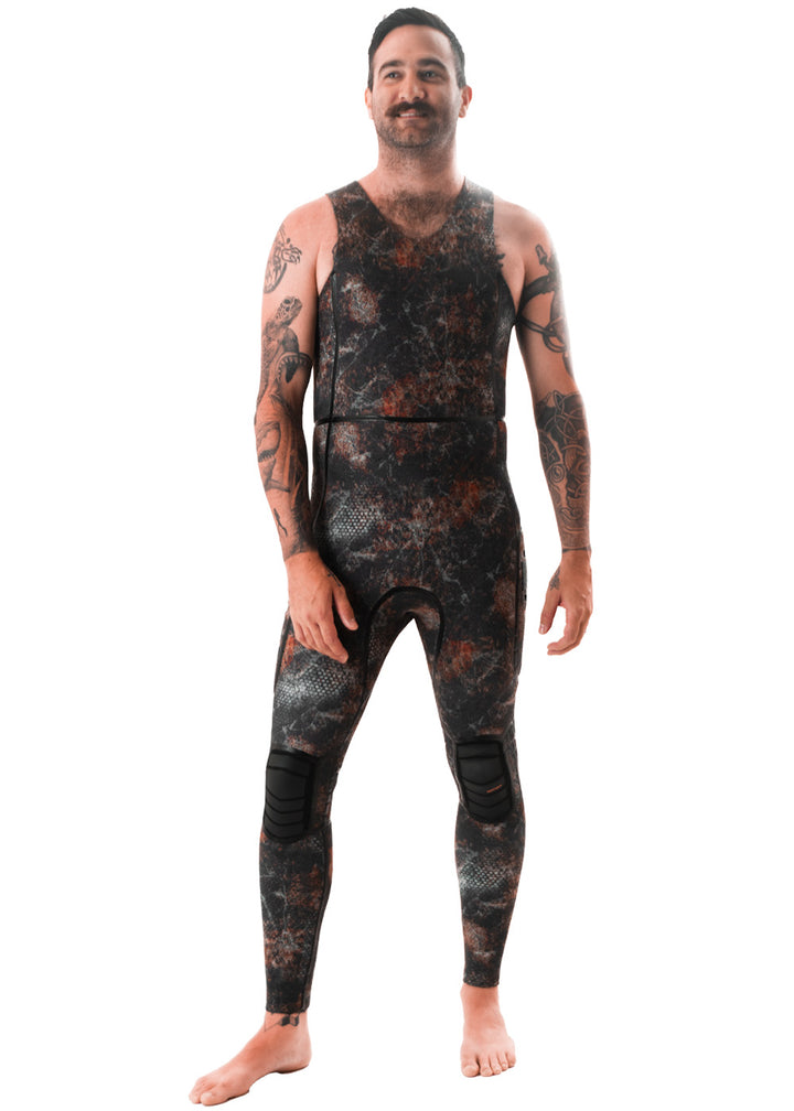 Adreno Mens Montague 3.5mm 2 Piece Lined Wetsuit