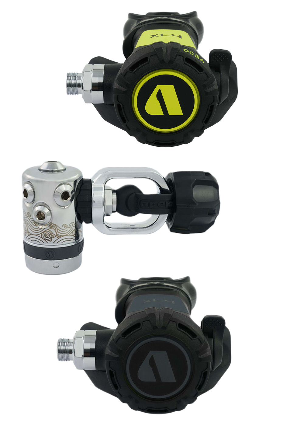 Apeks XL4 Ocea Regulator Set - Yoke