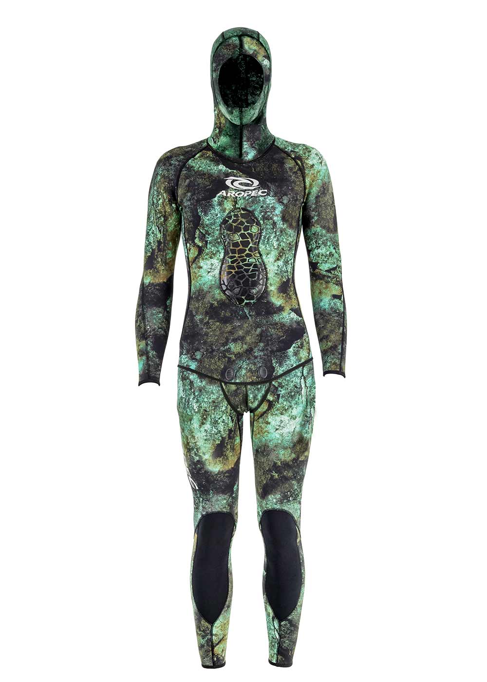 Aropec Mens Verde 3mm Open Cell 2 Piece Wetsuit - Adreno - Ocean Outfitters