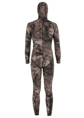 Aropec Camo 5mm 2 Piece Spearfishing Wetsuit in Brown