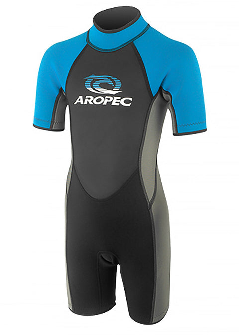 Aropec Youth 2.5mm Blue Spring Suit - Wetsuit Warehouse