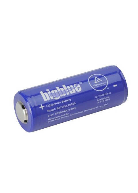 BigBlue Lithium Ion Battery Cell 26650